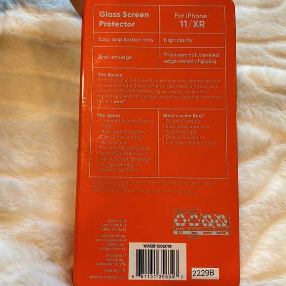 2 pack-iPhone 11/XR Screen Protectors - Picture 2 of 3